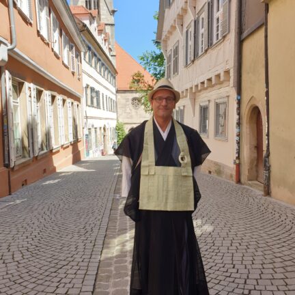 Trauredner in Tübingen Abt Reding aus der Schweiz