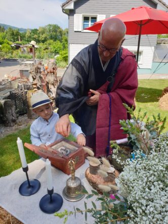 Phönix Ritual bei der alternativen Hochzeit