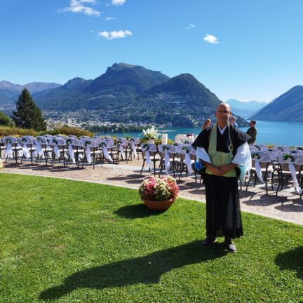 Vater Reding Hochzeitsredner Lugano Principe Leopoldo für ihre freie Trauung