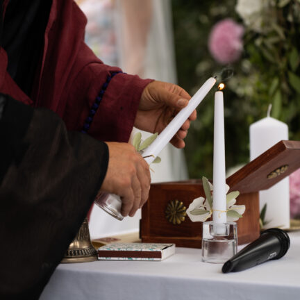 Ihre Hochzeit im Seeland mit Hochzeitsredner Zen Meister Vater Reding